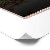 Modernes Foto Elegantes Hochzeitplakat Poster (Ecke)