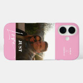 Modernes Foto farbenfroh blau Case-Mate iPhone Hülle (Rückseite (Horizontal))