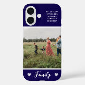 Modernes Foto farbenfroh blaue Navy Case-Mate iPhone Hülle (Rückseite)