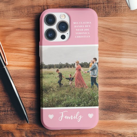 Modernes Foto farbenfroh rosa Case-Mate iPhone Hülle