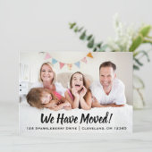 Modernes Foto Feiertagskarte (Stehend Vorderseite)