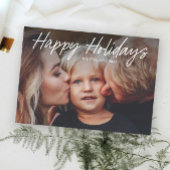 Modernes Foto Feiertagskarte