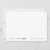 Modernes Foto Feiertagskarte (Vorderseite)