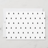 Modernes Foto Feiertagskarte (Rückseite)