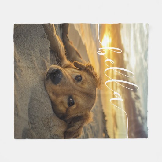 Modernes Foto Fleece Blanket (Vorderseite (Horizontal))