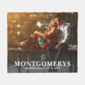 Modernes Foto Fleecedecke (Vorderseite (Horizontal))