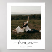 Modernes Foto "Forever Yours" Poster (Vorne)