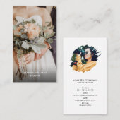 Modernes Foto | Fotografie Visitenkarte (Vorne/Hinten)