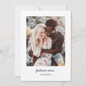 Modernes Foto Fresh off Market Brautparty Einladung (Rückseite)