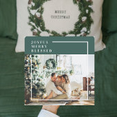 Modernes Foto | Freude gesegnet | Grün