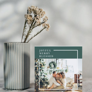 Modernes Foto   Freude gesegnet   Grün