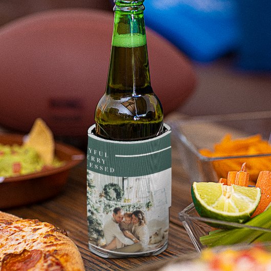 Modernes Foto | Freude gesegnet | Grün Dosenkühler