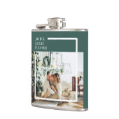 Modernes Foto | Freude gesegnet | Grün Flachmann (Links)