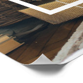 Modernes Foto | Freude gesegnet | Grün Poster (Ecke)