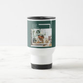 Modernes Foto | Freude gesegnet | Grün Reisebecher (Mittel)