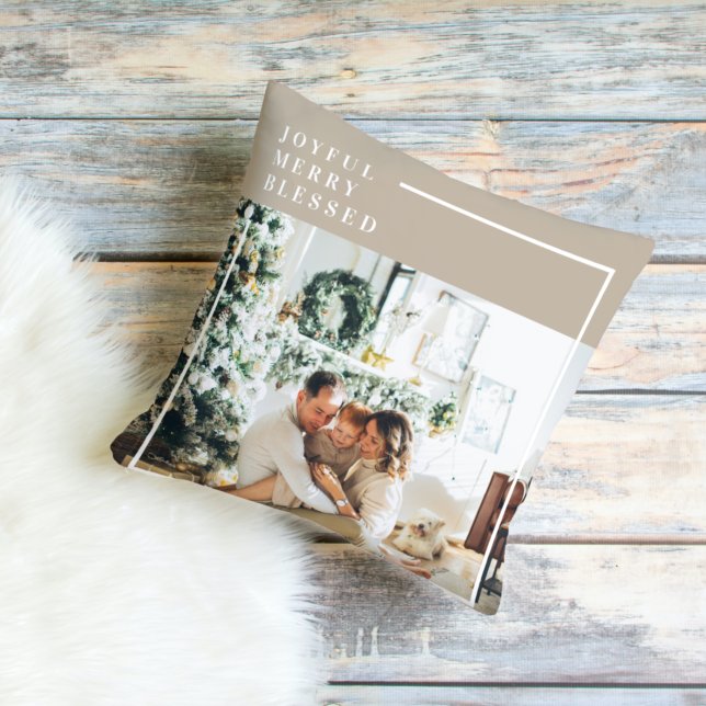 Modernes Foto | Freude gesegnet Kissen (Von Creator hochgeladen)