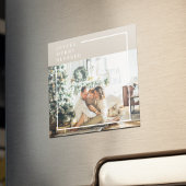 Modernes Foto | Freude gesegnet Magnet