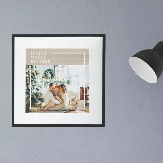 Modernes Foto | Freude gesegnet Poster