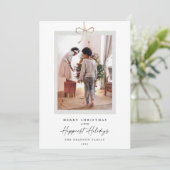 Modernes Foto - Frohe Weihnachten (Stehend Vorderseite)