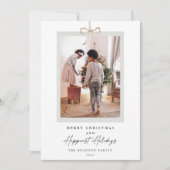 Modernes Foto - Frohe Weihnachten (Vorderseite)