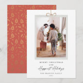 Modernes Foto - Frohe Weihnachten (Vorne/Hinten)