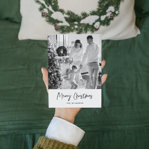 Modernes Foto   Frohe Weihnachten   Urlaub