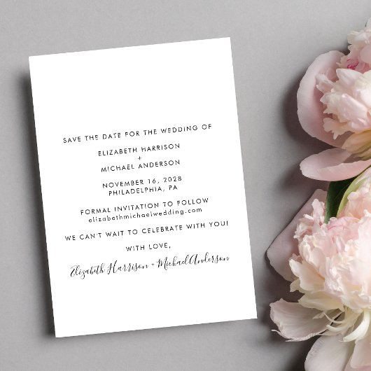 Modernes Foto Funny Save The Date