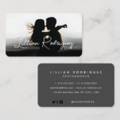 Modernes Foto für abstrakte Overlay-Funktion Visitenkarte (Vorne/Hinten)