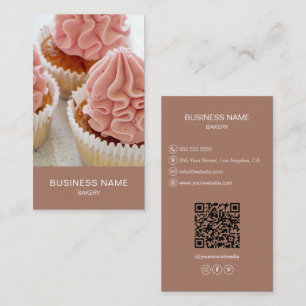 Modernes Foto für Bäckereien Visitenkarte