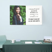 Modernes Foto für Beerdigung für immer Banner (Messeveranstaltung)