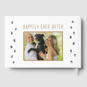 Modernes Foto für benutzerdefinierte Begleiter Gästebuch (Rückseite)