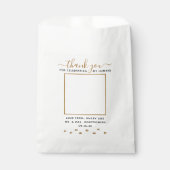 Modernes Foto für benutzerdefinierte Begleiter Geschenktütchen (Vorderseite)