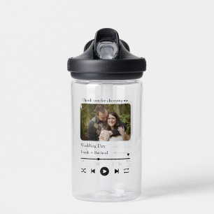 Modernes Foto für benutzerdefinierte Musiklieder Trinkflasche