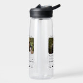 Modernes Foto für benutzerdefinierte Musiklieder Trinkflasche (Links)