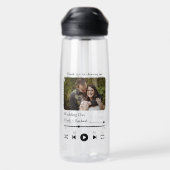 Modernes Foto für benutzerdefinierte Musiklieder Trinkflasche (Rückseite)
