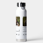 Modernes Foto für benutzerdefinierte Musiklieder Trinkflasche (Links)