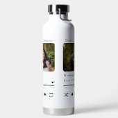 Modernes Foto für benutzerdefinierte Musiklieder Trinkflasche (links)