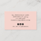 Modernes Foto für Berufliche Buchhalter Visitenkarte (Rückseite)