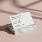 Modernes Foto für Berufliche Haarverlängerung Visitenkarte