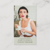 Modernes Foto für Berufliches Business Visitenkarte (Vorderseite)