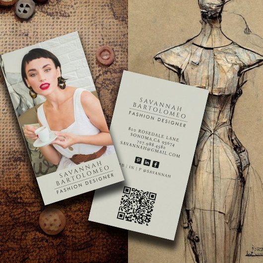 Modernes Foto für Berufliches Business Visitenkarte