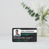 Modernes Foto für das berufliche Trainerprofil Visitenkarte (Stehend Vorderseite)