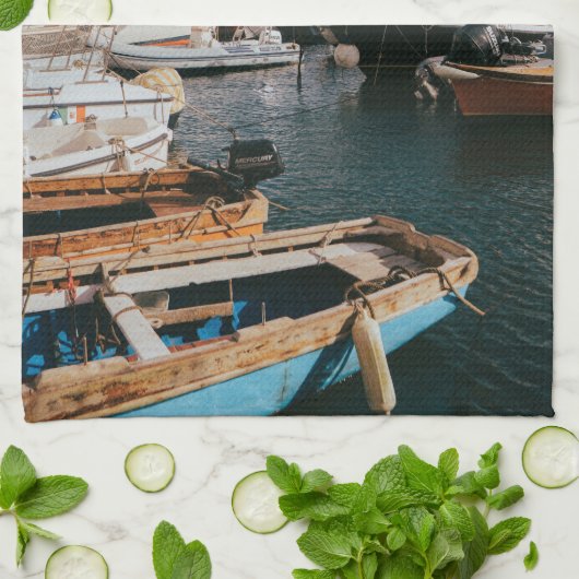 Modernes Foto für das Reiseziel Geschirrtuch (Gefaltet)