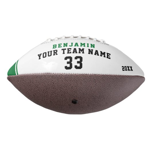Modernes Foto für den grünen Player Name Team 2 Football (Gedreht 270)