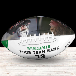 Modernes Foto für den grünen Player Name Team 2 Football