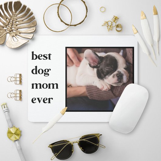 Modernes Foto für die beste Mama für Hunde Mousepad