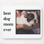 Modernes Foto für die beste Mama für Hunde Mousepad (Vorne)