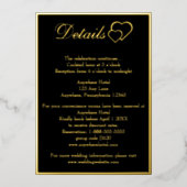 Modernes Foto für die Details zur Hintergrundhochz Folieneinladung (Vorderseite)