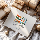 Modernes Foto für die Familie Frohe Weihnachten