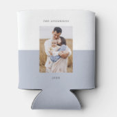 Modernes Foto für die Familie Personalisiert Dosenkühler (Rückseite)